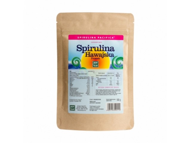 Spirulina Hawajska interakcje ulotka proszek  100 g