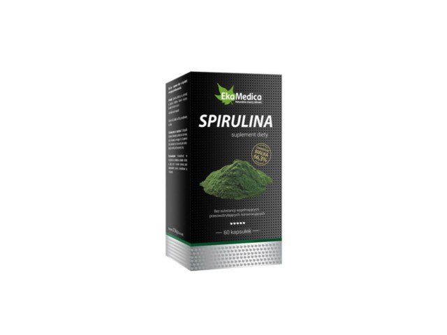 Spirulina interakcje ulotka kapsułki  60 kaps.