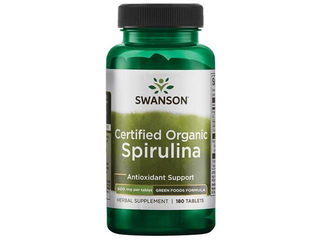 Spirulina interakcje ulotka tabletki  180 tabl.