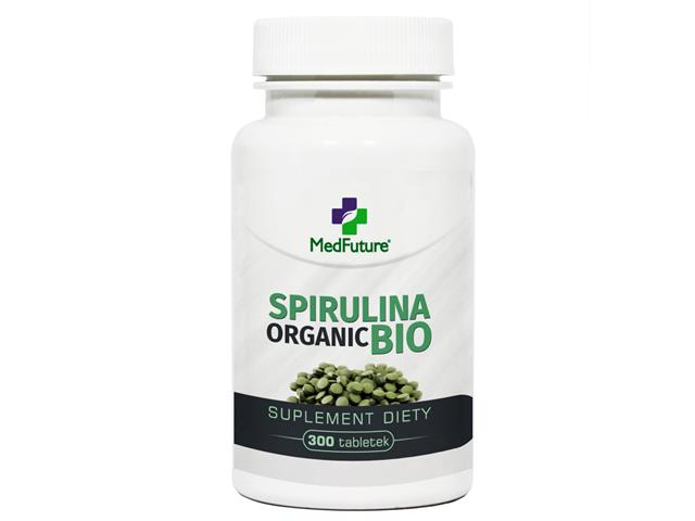 Spirulina Organic Bio interakcje ulotka tabletki  300 tabl.