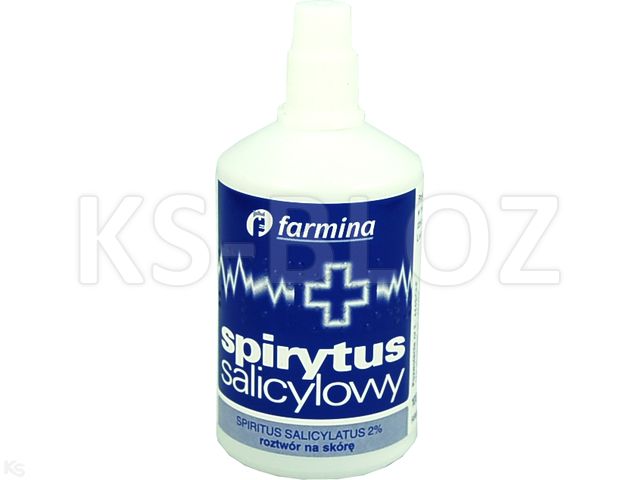 Spirytus Salicylowy 2% interakcje ulotka roztwór na skórę  100 ml