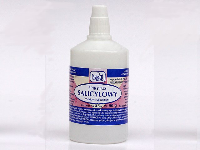 Spirytus salicylowy 2% interakcje ulotka roztwór na skórę  90 g
