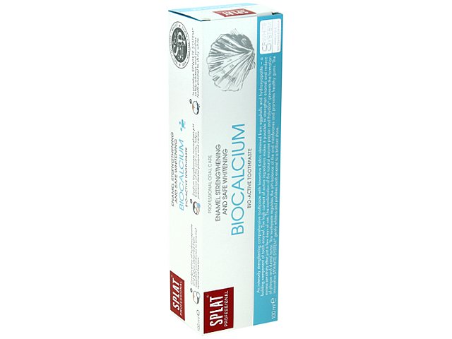 Splat Biocalcium Pasta do mycia zębów interakcje ulotka pasta do zębów  100 ml