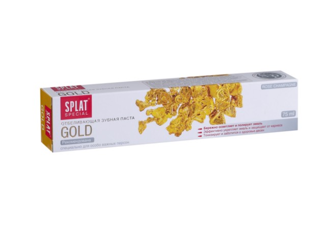 Splat Gold Pasta do mycia zębów interakcje ulotka   75 ml