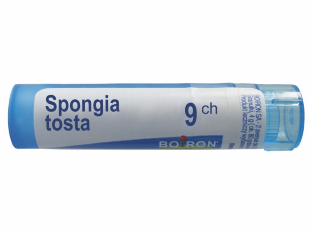 Spongia Tosta 9 CH interakcje ulotka granulki  4 g