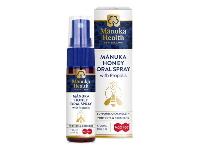 Spray na gardło z miodem Manuka MGO 400+ i propolisem bio30 interakcje ulotka aerozol do gardła - 30 ml