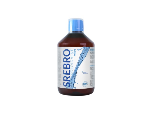 Srebro Koloidalne Ag10 interakcje ulotka   500 ml