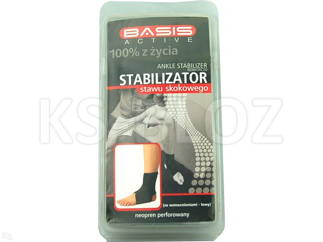 Stabil BASIS ACTIVE skok ortop lewy S interakcje ulotka stabilizator - 1 szt.