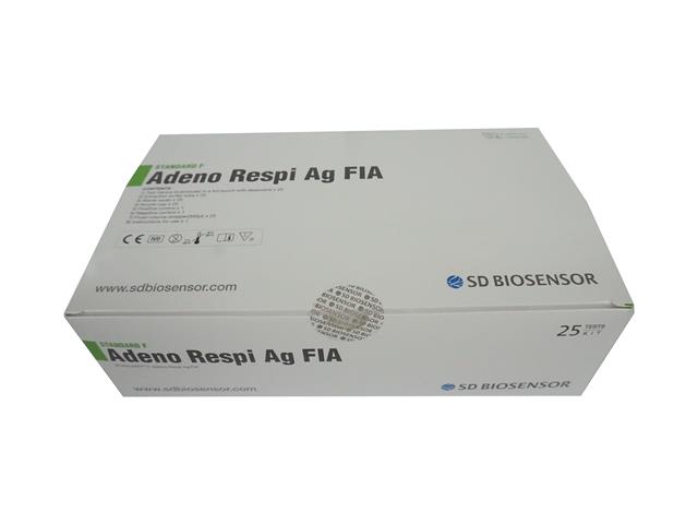 STANDARD F Adeno Respi Ag FIA ref. F-ARS-01 kat. 10ADE10D interakcje ulotka test kasetkowy - 25 szt.
