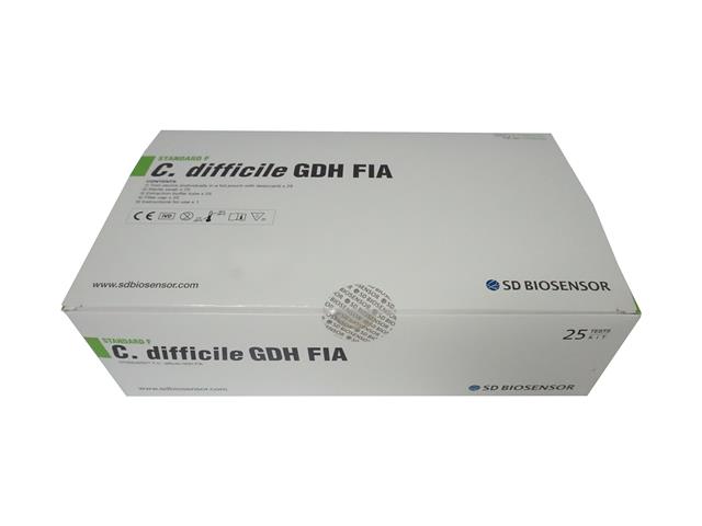 STANDARD F C.difficile GDH FIA ref. F-CDFG-01 kat. 10CDG10D interakcje ulotka test kasetkowy - 25 szt.