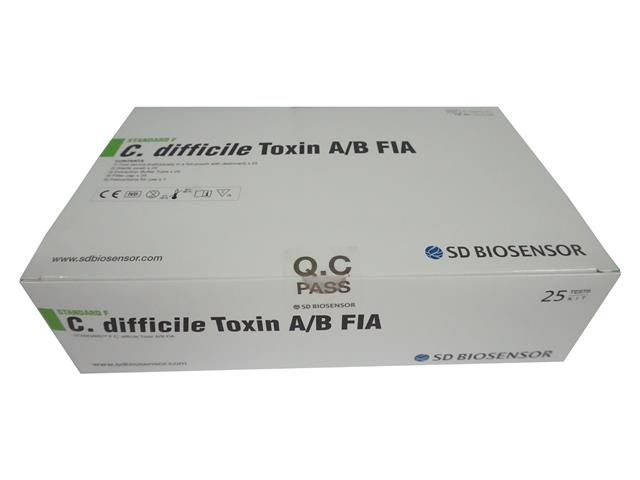 STANDARD F C.difficile Toxin A/B FIA ref. F-CDFT-01 \kat. 10CDT10D interakcje ulotka test kasetkowy - 25 szt.