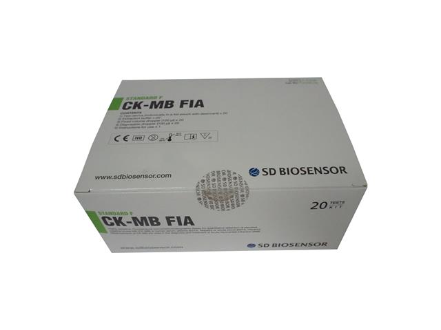 STANDARD F CK-MB FIA ref. F-CKB kat. 10CKM10B interakcje ulotka test kasetkowy - 20 szt.