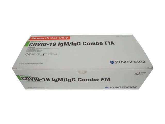 STANDARD F COVID-19 IgM/IgG Combo FIA ref. F-NCOV-01C kat. 10COV50G interakcje ulotka test kasetkowy - 40 szt.