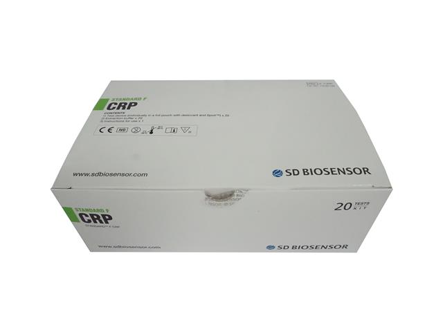 STANDARD F CRP ref. F-CRP kat. 10CRP10B interakcje ulotka test kasetkowy - 20 szt.