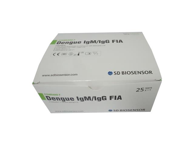 STANDARD F Dengue IgM/IgG FIA ref. FDEN01B kat. 10DEN20D interakcje ulotka test kasetkowy - 25 szt.