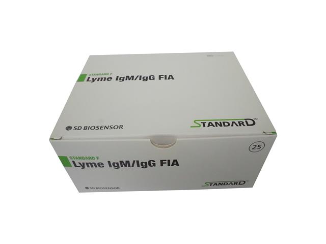 STANDARD F Lyme IgM/IgG FIA ref. F-LYM-01 kat. 10LYM10D interakcje ulotka test kasetkowy - 25 szt.