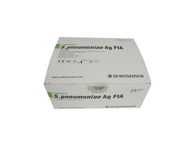 STANDARD F S.pneumoniae Ag FIA ref. FPNE01G kat. 10SPN10D interakcje ulotka test kasetkowy - 25 szt.