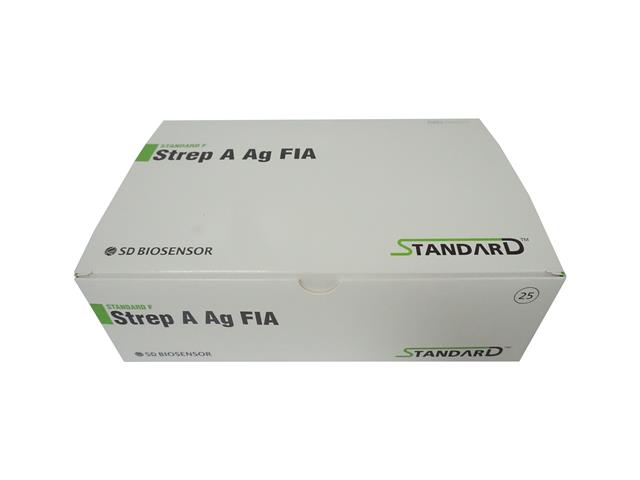 STANDARD F Strep A Ag FIA ref. FSRA01G kat. 10STR10D interakcje ulotka test kasetkowy - 25 szt.