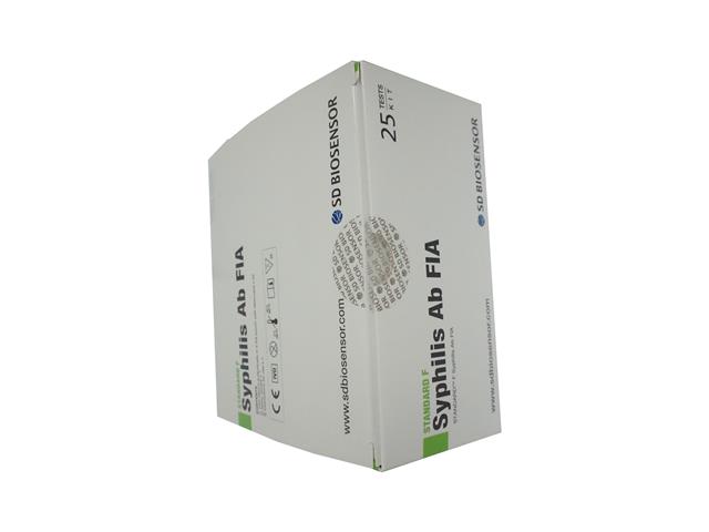 STANDARD F Syphilis Ab FIA ref. F-SPH-01 kat. 10SYP10D interakcje ulotka test kasetkowy - 25 szt.