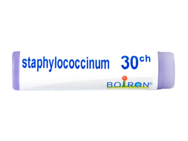 Staphylococcinum 30 CH interakcje ulotka granulki w pojemniku jednodawkowym - 1 g