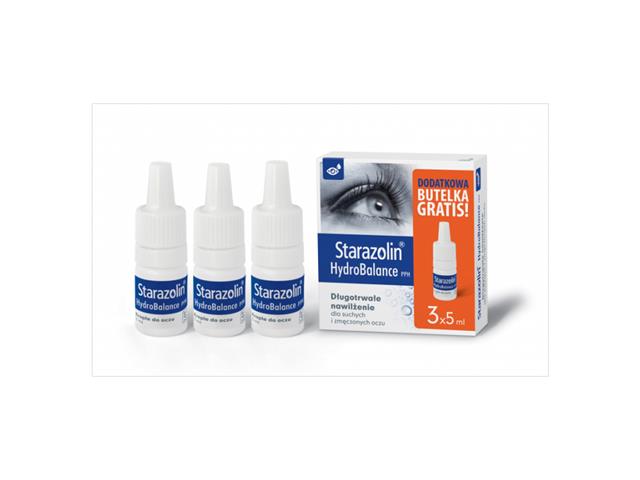 Starazolin Hydrobalance PPH interakcje ulotka krople do oczu  3 poj. po 5 ml