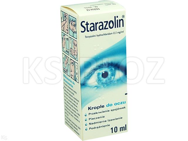 Starazolin interakcje ulotka krople do oczu 500 mcg/ml 