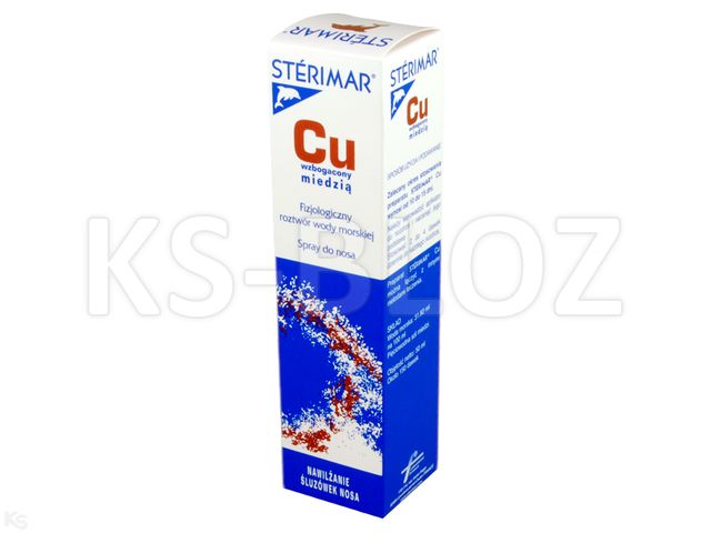 Sterimar Cu interakcje ulotka aerozol do nosa  50 ml | 150 daw.