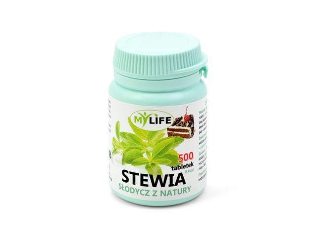 Stewia My Life Słodycz z natury interakcje ulotka tabletki  500 tabl.