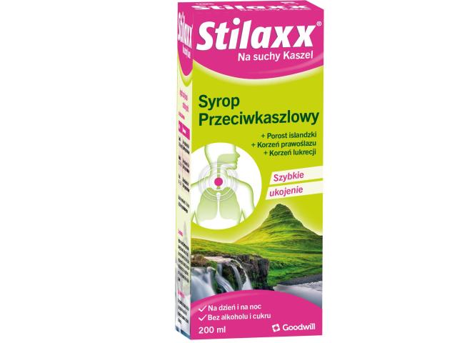 Stilaxx Na Suchy Kaszel Syrop przeciwkaszlowy interakcje ulotka syrop - 200 ml