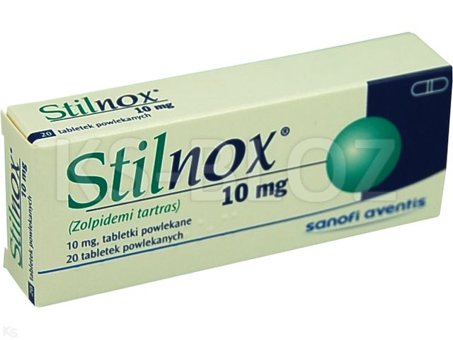 Stilnox interakcje ulotka tabletki powlekane 10 mg 20 tabl. | (2 blist. po 10 tabl.)