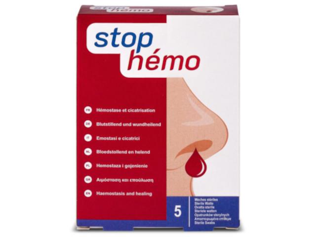 Stop Hemo Opatrunek donosowy z alginianem wapnia interakcje ulotka opatrunek - 5 szt.