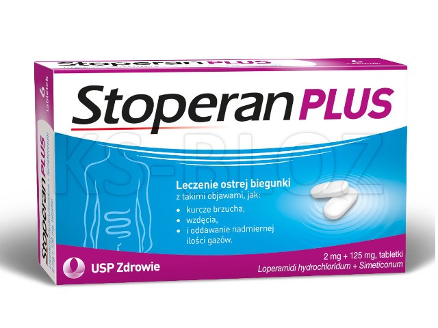 Stoperan Plus interakcje ulotka tabletki 2mg+125mg 6 tabl.