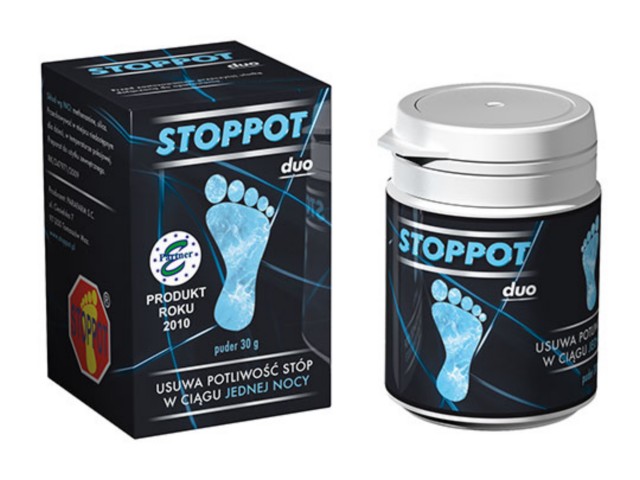 Stoppot Duo antyperspirant do stóp interakcje ulotka puder - 30 g