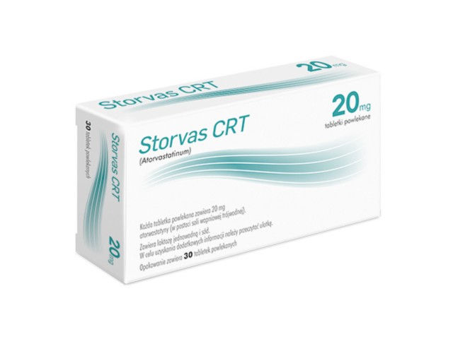 Storvas CRT interakcje ulotka tabletki powlekane 20 mg 