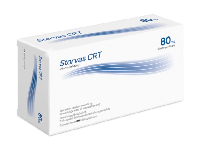Storvas Crt interakcje ulotka tabletki powlekane 80 mg 30 tabl.