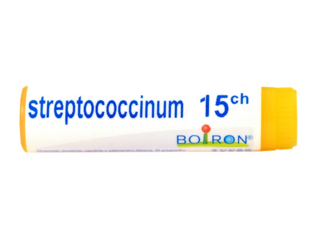 Streptococcinum 15 CH interakcje ulotka granulki w pojemniku jednodawkowym - 1 g