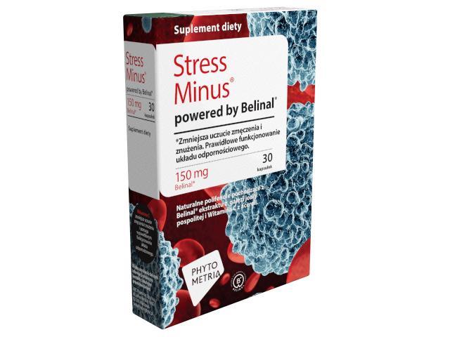 Stress Minus Powered By Belinal interakcje ulotka kapsułki  30 kaps.