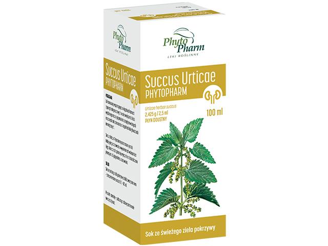 Succus Urticae interakcje ulotka płyn doustny 2,425 g/2,5ml 100 ml