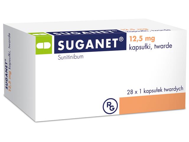 Suganet interakcje ulotka kapsułki twarde 12,5 mg 28 kaps. | (28 blist. OPA/Alu/PE/Alu po 1 kaps.)