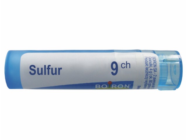 Sulfur 9 CH interakcje ulotka granulki  4 g