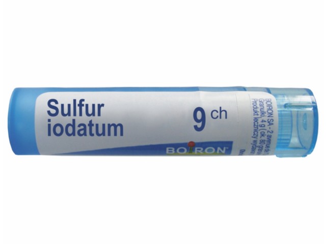 Sulfur Iodatum 9 CH interakcje ulotka granulki  4 g