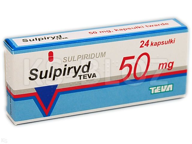 Sulpiryd Teva interakcje ulotka kapsułki twarde 50 mg 24 kaps. | blist.