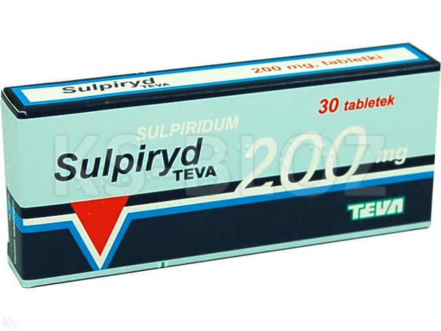 Sulpiryd Teva interakcje ulotka tabletki 200 mg 30 tabl. | 2 blist.po 15 szt.