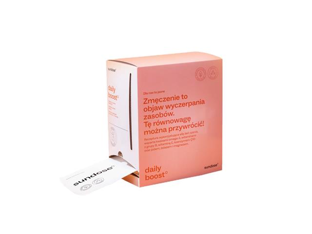 Sundose Daily Boost Green interakcje ulotka saszetka - 1 op. po 30 sasz.