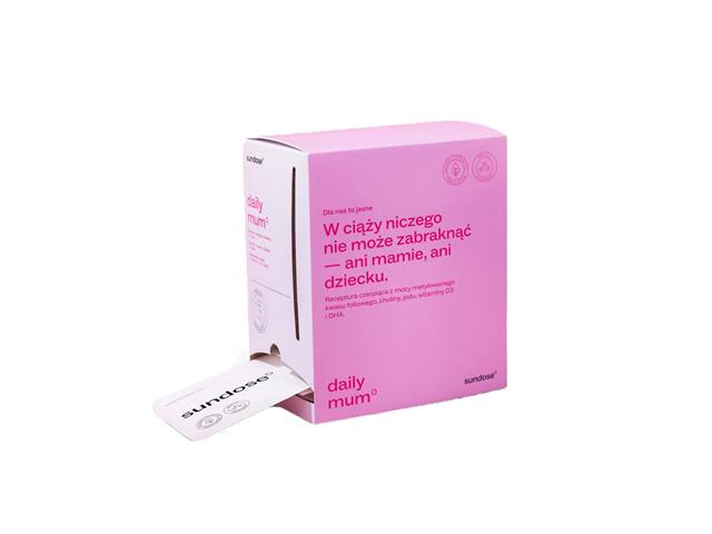 Sundose Daily Mum Orange interakcje ulotka saszetka - 1 op. po 30 sasz.