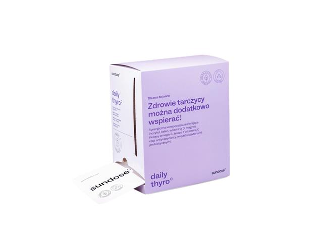 Sundose Daily Thyro Orange interakcje ulotka saszetka - 1 op. po 30 sasz.