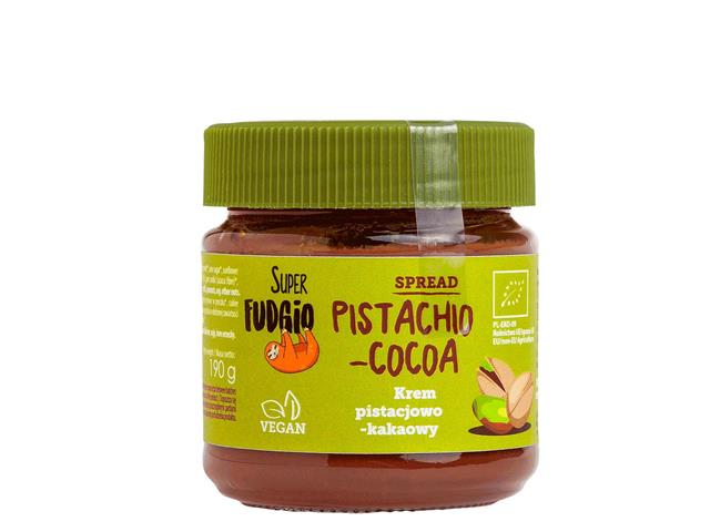 Super Fudgio Krem wegański pistacjowo kakaowy ekologiczny interakcje ulotka krem - 190 g