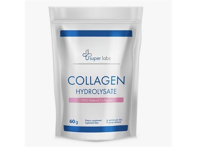 Super Labs Collagen Hydrolysate 60g interakcje ulotka proszek  60 g