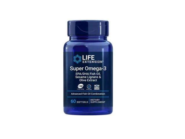 Super Omega-3 EPA/DHA fish oil, sesame lignans & olive extract interakcje ulotka kapsułki  60 kaps.