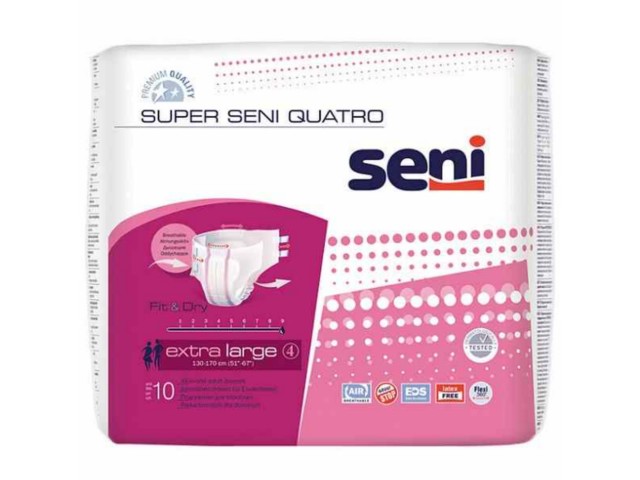 Super Seni Air Quatro Pieluchomajtki XL interakcje ulotka pielucho-majtki - 10 szt.